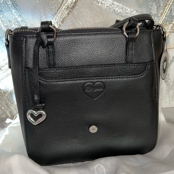Brighton Bennett Snappy  satchel with snappy flap with insert NWT - Picture 11 of 16